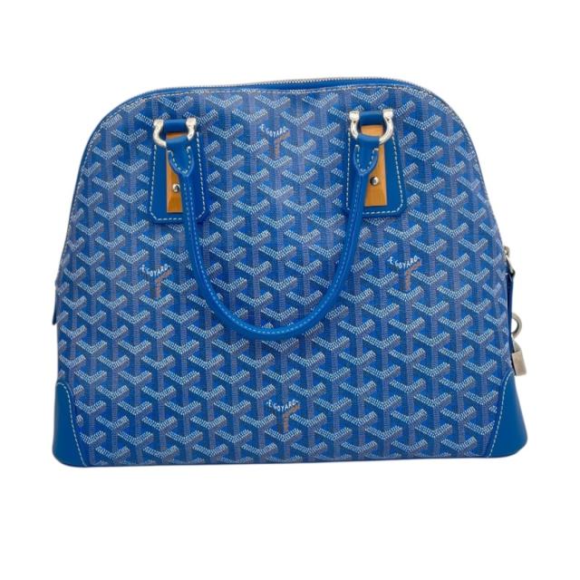 ゴヤール GOYARD ヴァンドームMM ブルー PVC レディース ハンドバッグ